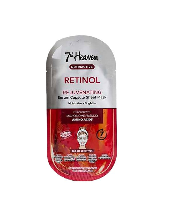 Montagne Jeunesse 7Th Heaven Nutriactive Retinol Rejuvenating Serum Capsule Sheet Mask
