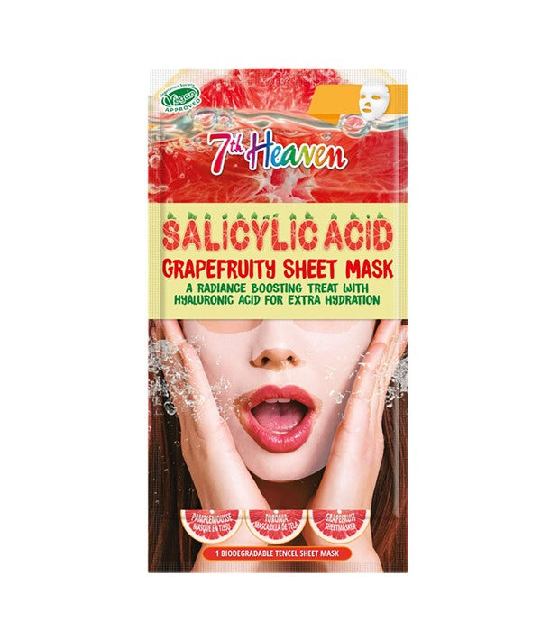 Montagne Jeunesse 7Th Heaven Salicylic Acid Grapefruity Sheet Mask
