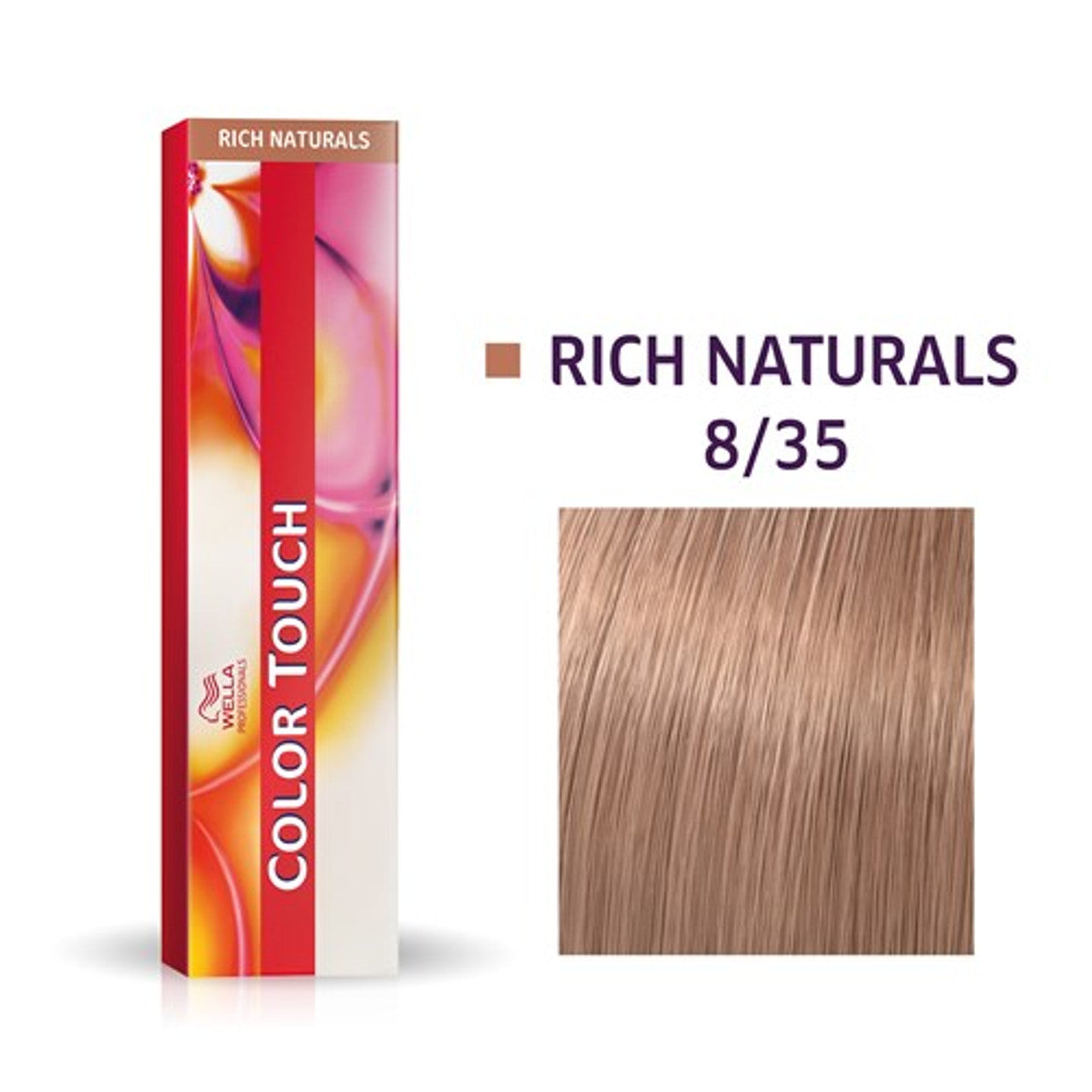Wella Colour Touch Rich Naturals Hair Dye Tint 60ml 8/35