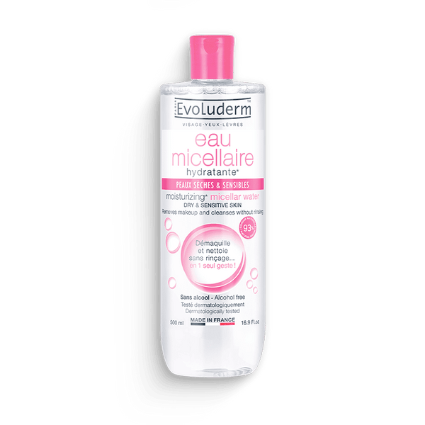 Evoluderm Sensitive Skin Micellar Cleansing Water 100ml / 500ml