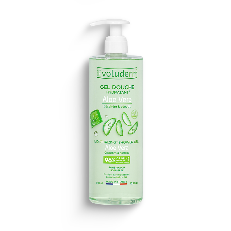 Evoluderm Moisturizing Aloe Vera Shower Gel 100ml / 500ml