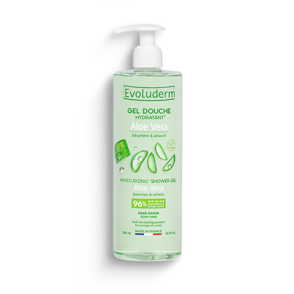 Evoluderm Moisturizing Aloe Vera Shower Gel 100ml / 500ml