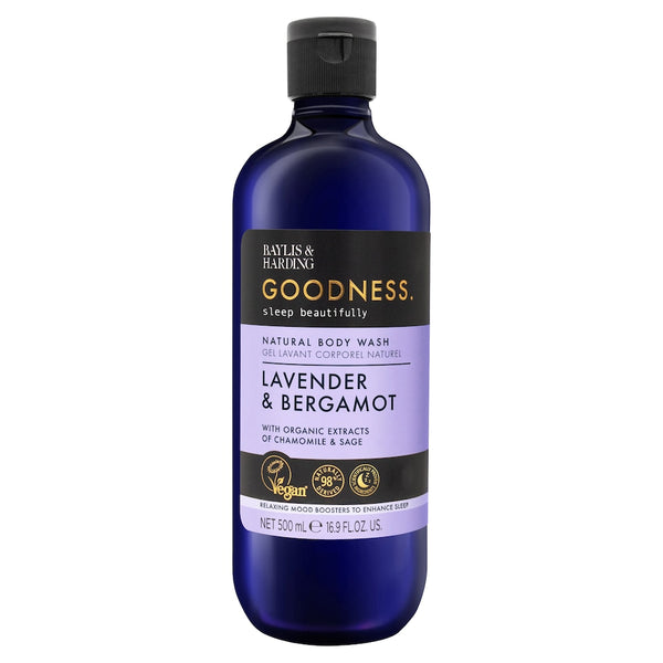 Baylis And Harding  Goodness Lavender And Bergamot Natural Body Wash 500ml