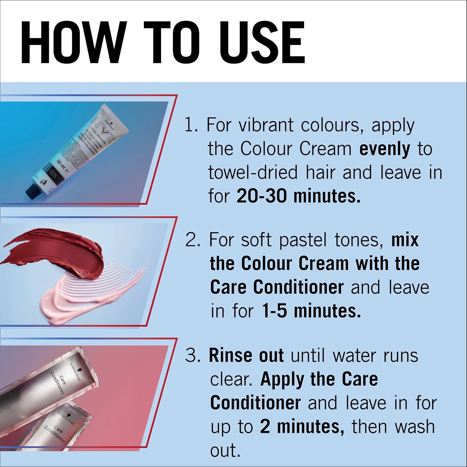 Schwarzkopf Live Ultra Brights Semi Permanent Dark Red 026