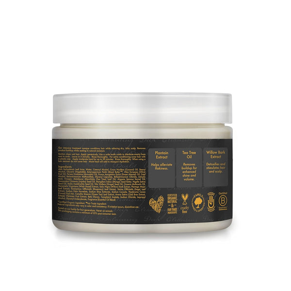 Shea Moisture African Black Soap Bamboo Charcoal Purification Masque 340g /354ml - Afro Hair Boutique