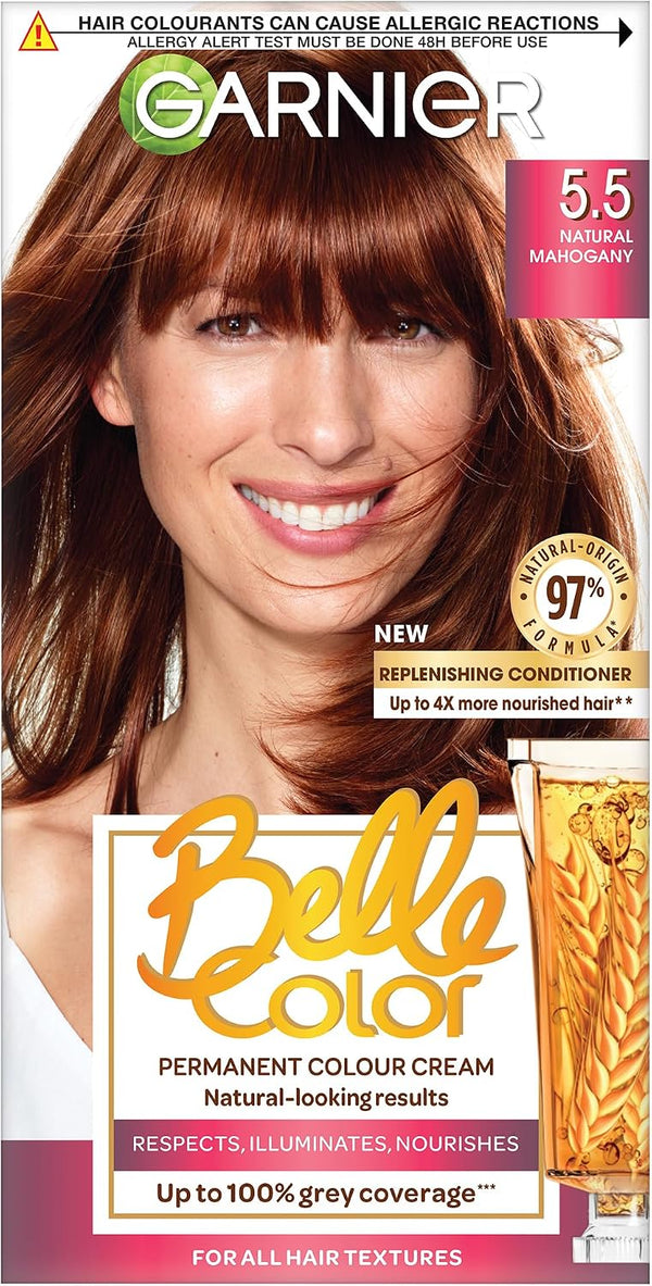 Garnier Belle Color Creme Permanent 5.5 Natural Mahogany