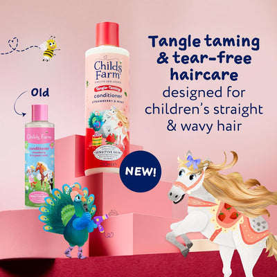 Childs Farm Strawberry And Mint Tangle Taming Conditioner 250ml