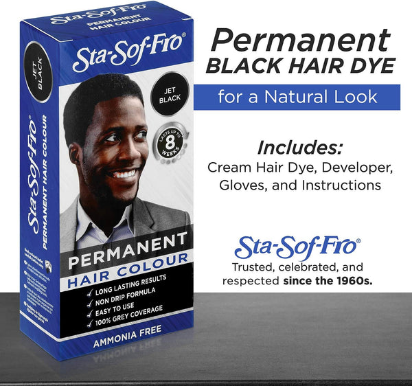 Sta Sof Fro Men Permanent Hair Colour Jet Black