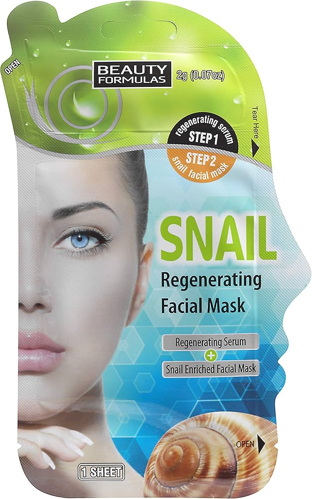 Beauty Formulas Snail Regenerating Facial Mask 2g