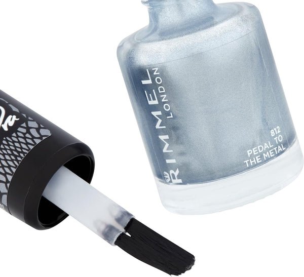 Rimmel 60 Seconds Nail Polish Rita Ora 812 Pedal To Metal 8ml - Afro Hair Boutique