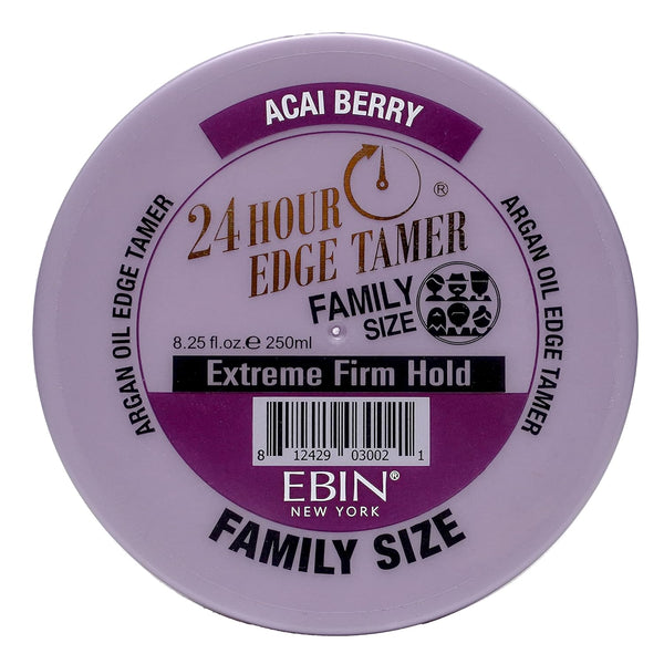 EBIN 24 Hour Acai Berry Extreme Firm Hold Edge Tamer 15ml, 80ml / 250ml - Afro Hair Boutique