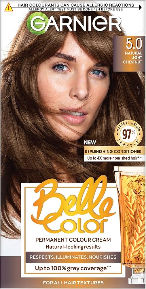 Garnier Belle Color Creme Permanent 5 Natural Brown - Afro Hair Boutique