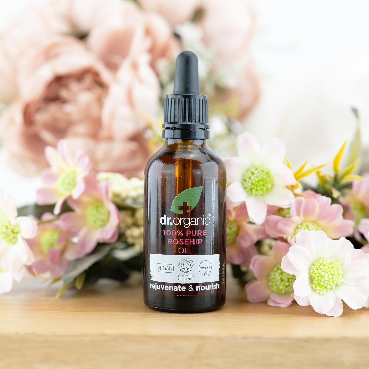 Dr Organic Organic Rejuvenate And Nourish Pure Rosehip Oil 50ml