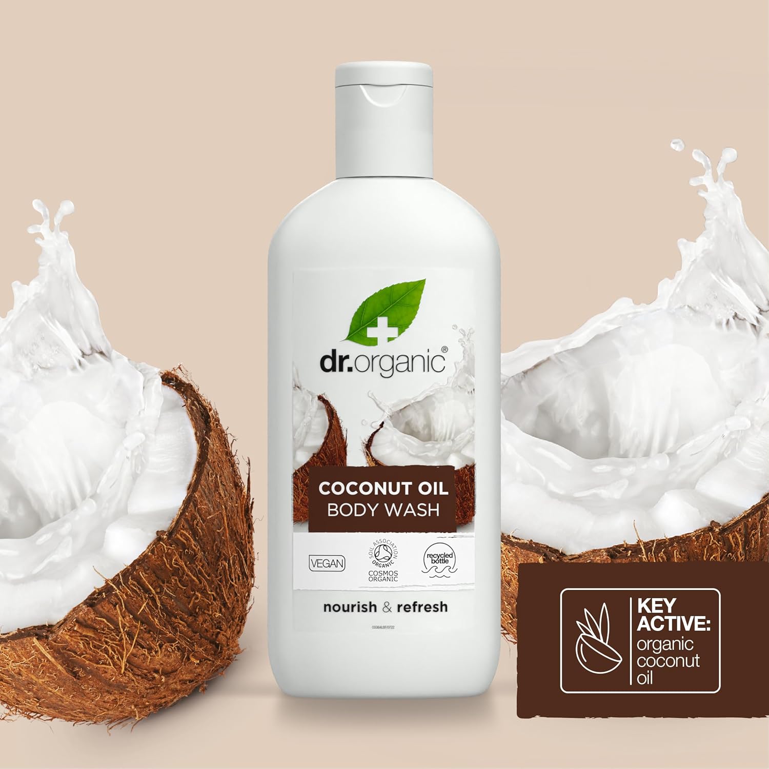 Dr Organic Organic Coconut Oil Body Wash 250ml