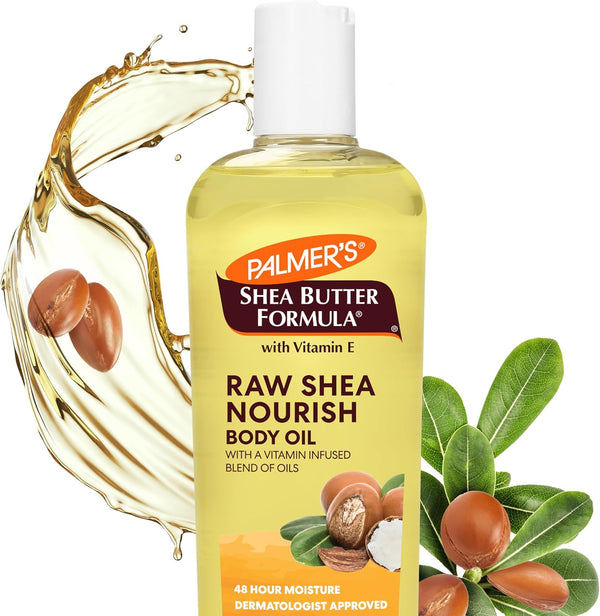 Palmers Raw Shea Nourish Body Oil 250ml - Afro Hair Boutique