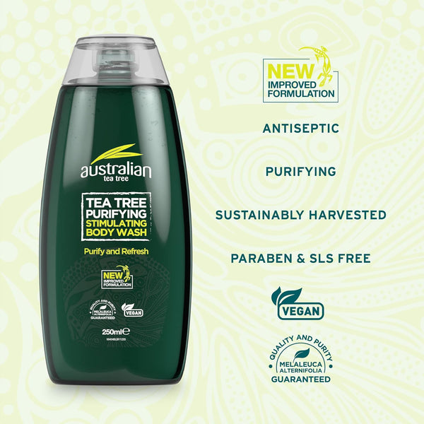 Australian Tea Tree  Purifying  Stimulating Body Wash 250ml