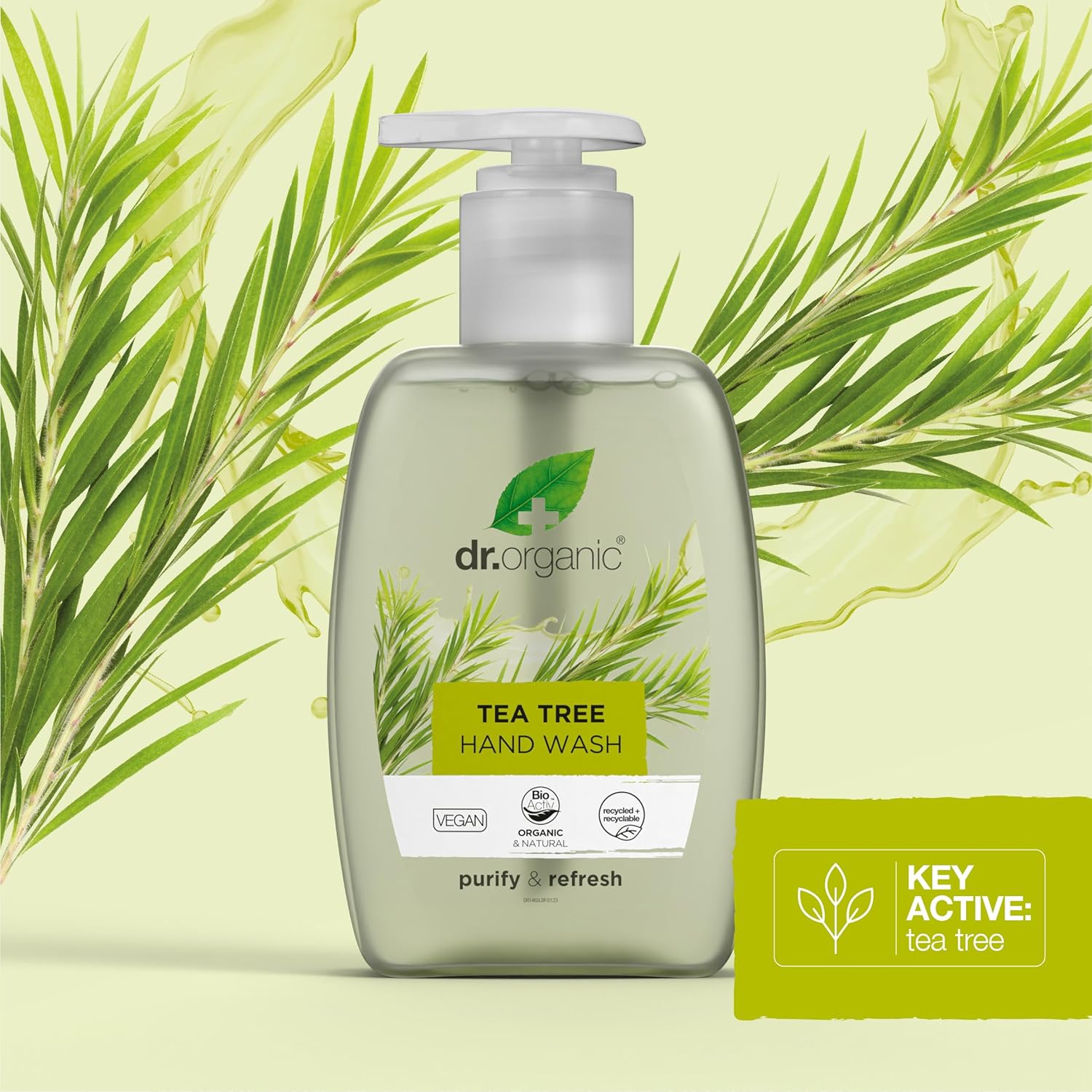 Dr Organic Bioactive Skincare Organic Tea Tree Hand Wash 250ml