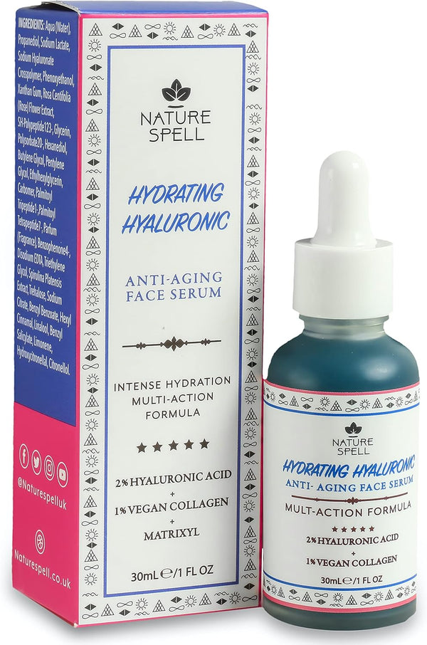 Nature Spell Hydrating Hyaluronic Anti Aging Face Serum 30ml