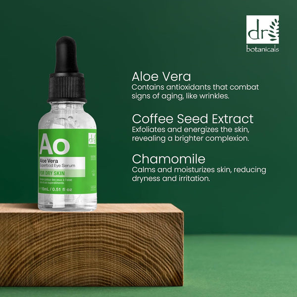 Dr Botanicals Ao Aloe Vera Superfood Eye Serum 15ml