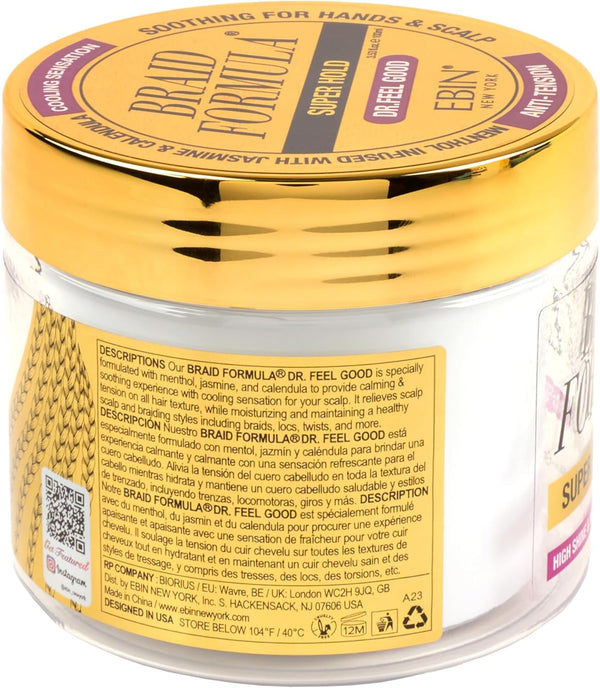 EBIN New York Braid Formula Anti Tension Super Hold 100ml / 180ml / 310ml - Afro Hair Boutique
