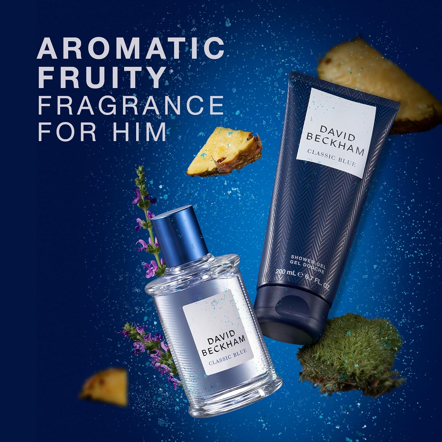 David Beckham Classic Blue Gift Set