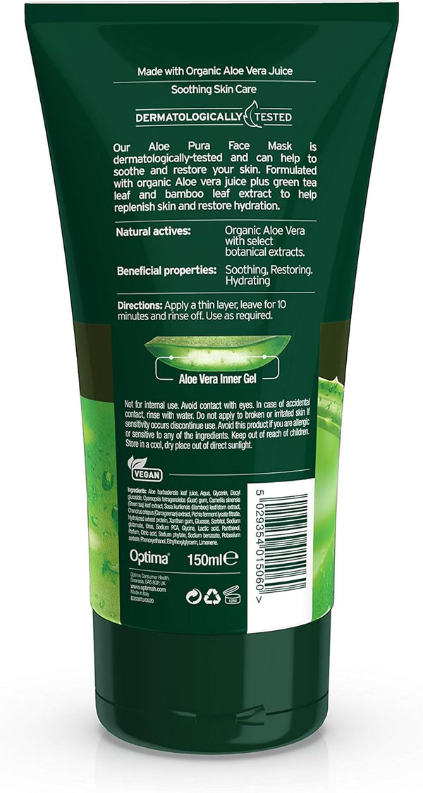 Aloe Pura Aloe Vera Face Mask 150ml - Afro Hair Boutique