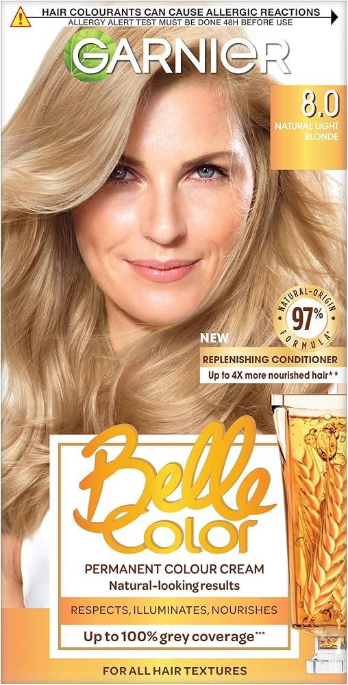 Garnier Belle Color Creme Permanent 8 Natural Light Blonde