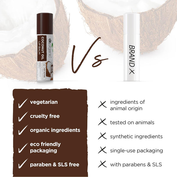 Dr Organic Coconut Oil Lip Balm 5.7ml