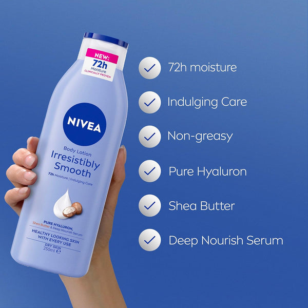 Nivea Irresistibly Smooth Body Lotion For Dry Skin 250ml / 400ml