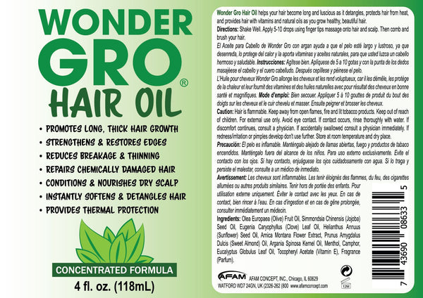 Wonder Gro Hair Oil 118ml