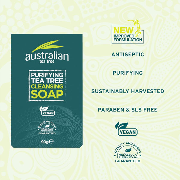 Australian Tea Tree Cleansing Soap 90g - Afro Hair Boutique