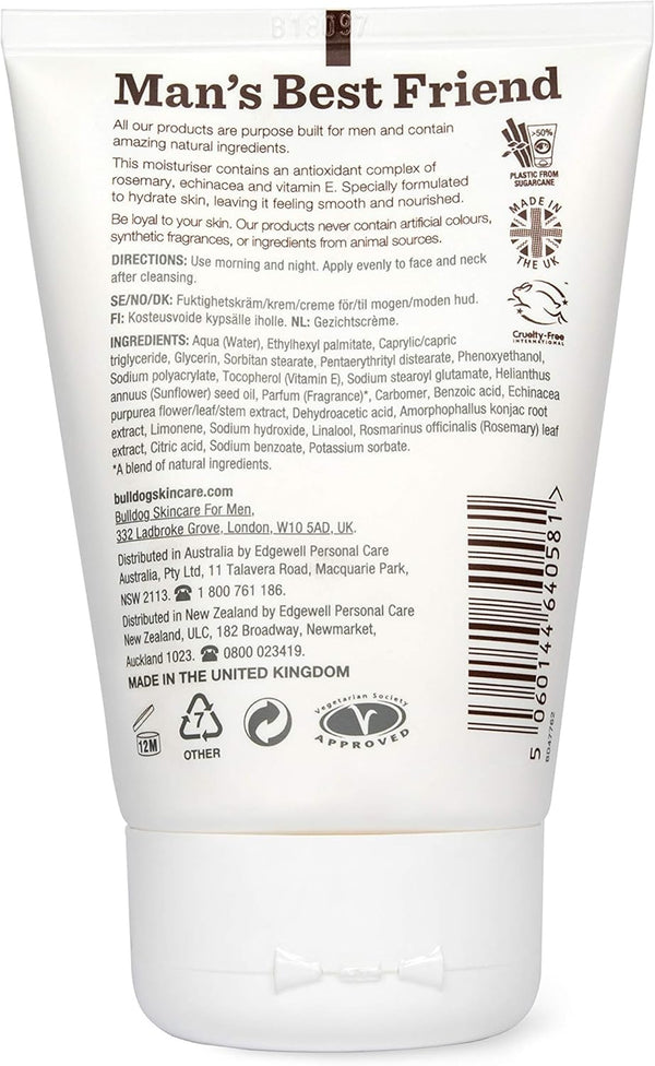 Bull Dog Age Defence Moisturiser 100ml - Afro Hair Boutique
