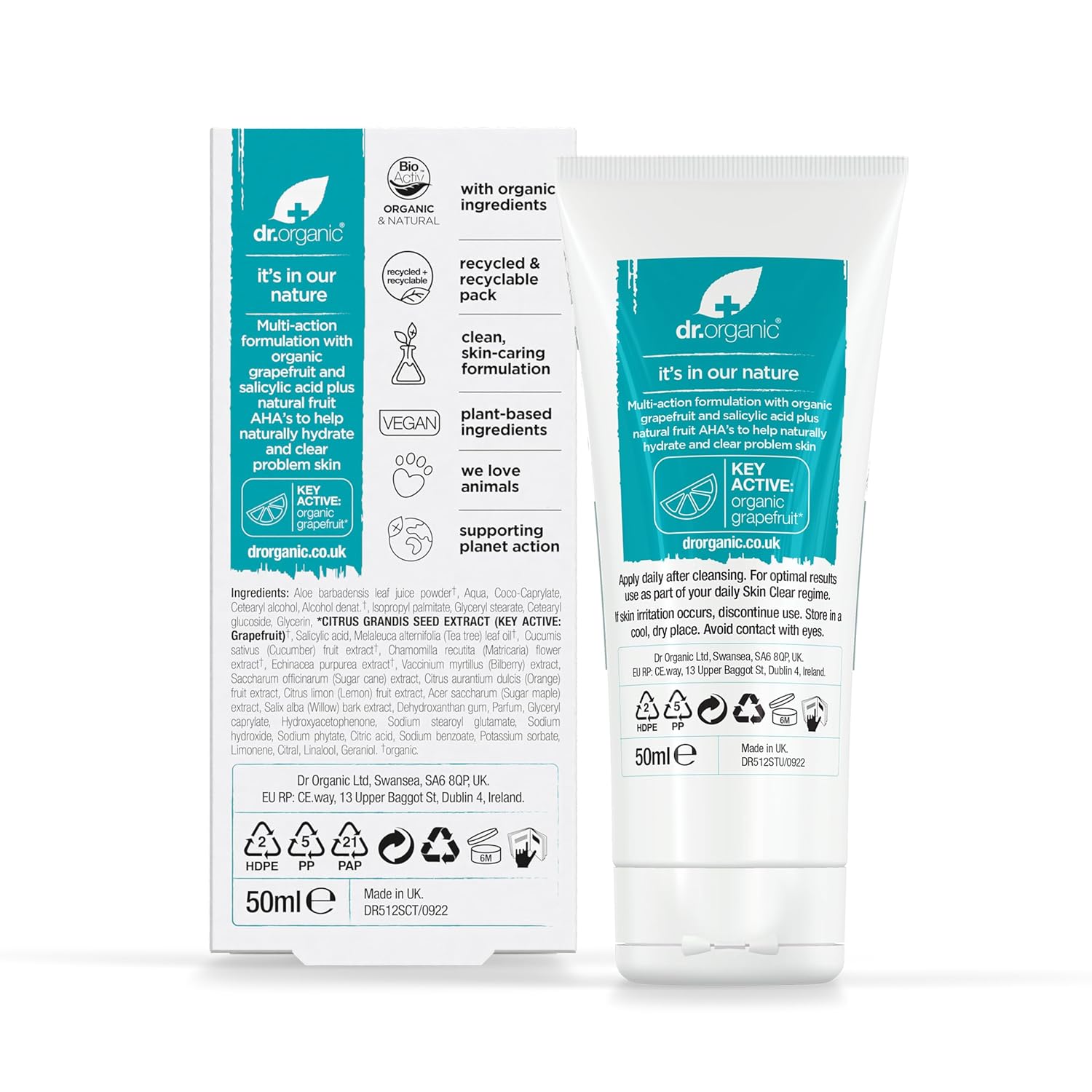 Dr Organic Skin Clear Oil Control Moisturiser 50ml
