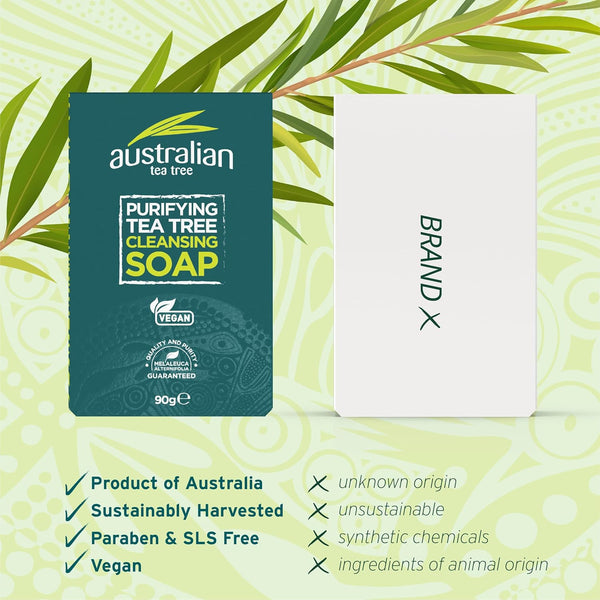 Australian Tea Tree Cleansing Soap 90g - Afro Hair Boutique