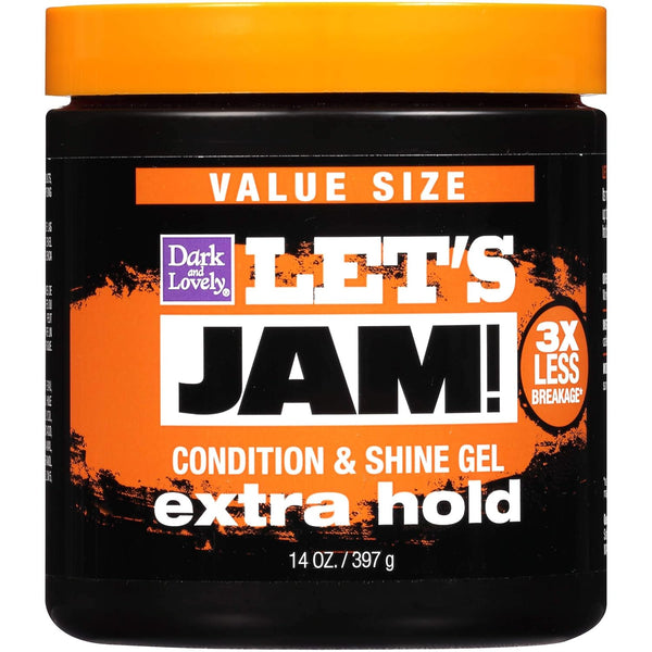 SoftSheen Carson Lets Jam Shining And Conditioning Extra Hold Gel 125g / 396g - Afro Hair Boutique