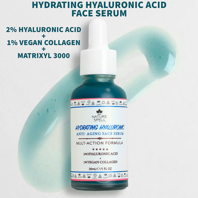 Nature Spell Hydrating Hyaluronic Anti Aging Face Serum 30ml