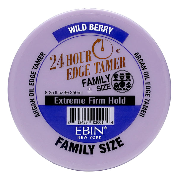 EBIN NewYork 24 Hour Wild Berry Extreme Firm Hold Edge Tamer 15ml, 80ml / 250ml - Afro Hair Boutique