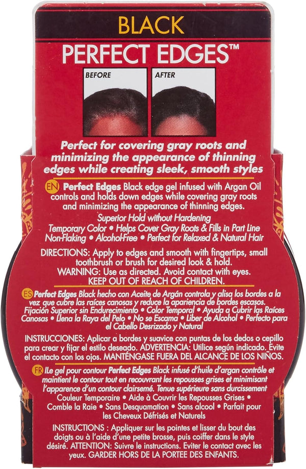 Creme Of Nature Argan Oil Perfect Edges Black Gel 63g - Afro Hair Boutique