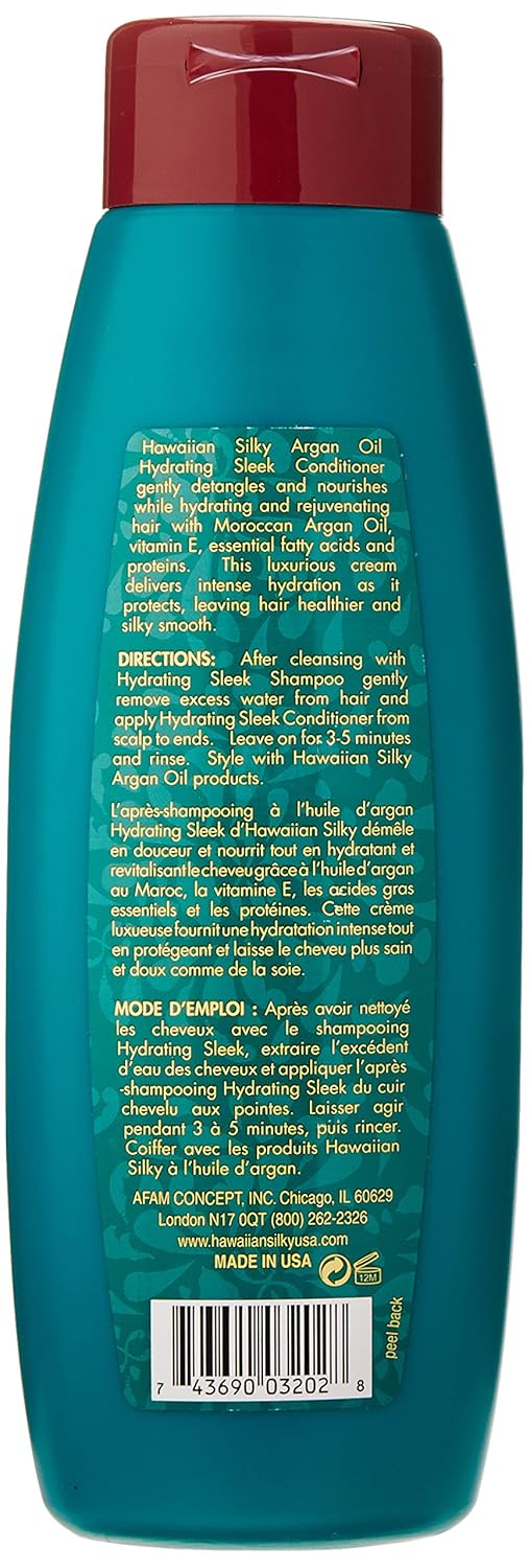 Hawaiian Silky Hydrating Sleek Argan Oil Conditioner 414ml