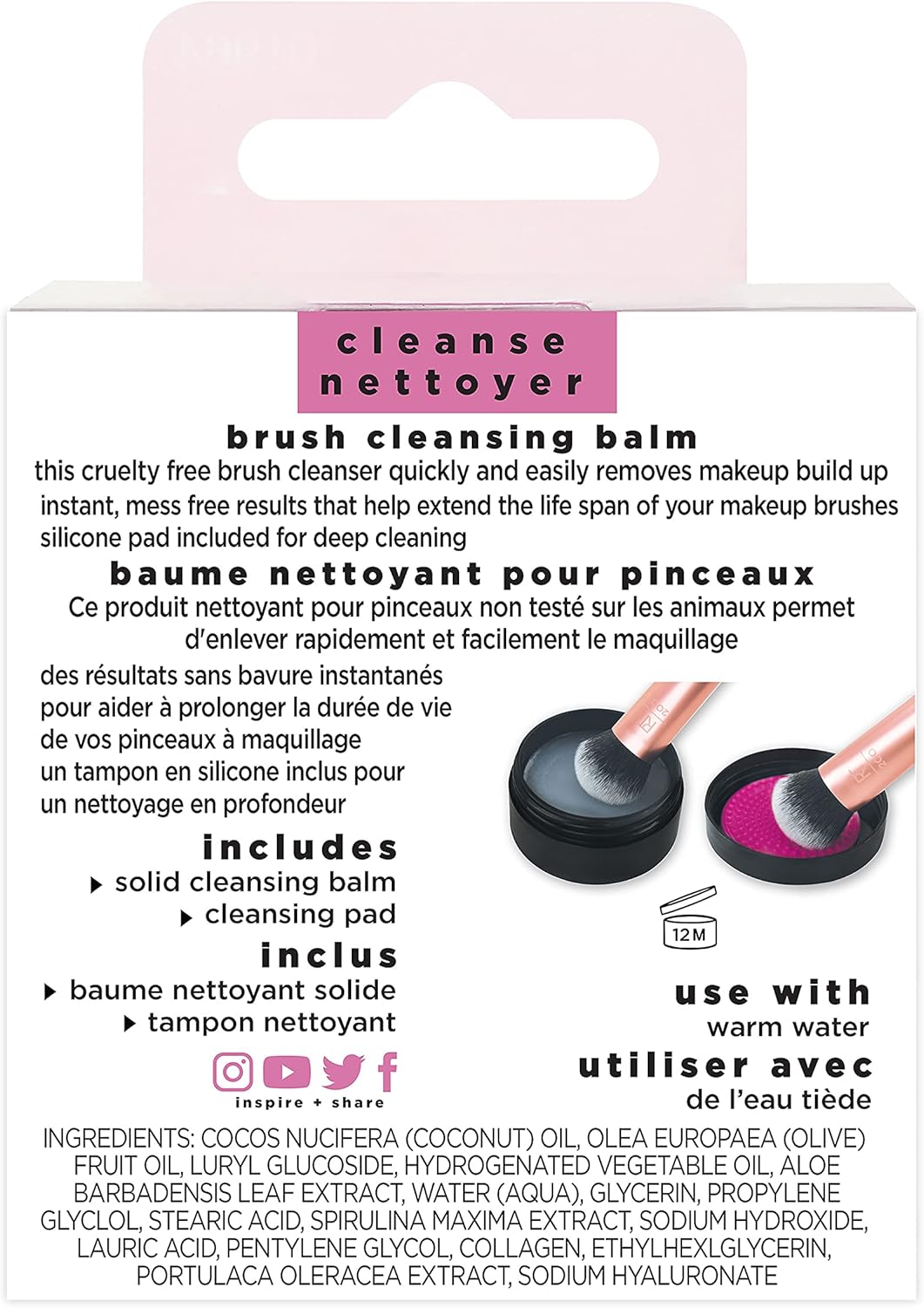 Real Techniques Brush Cleansing Balm 56g