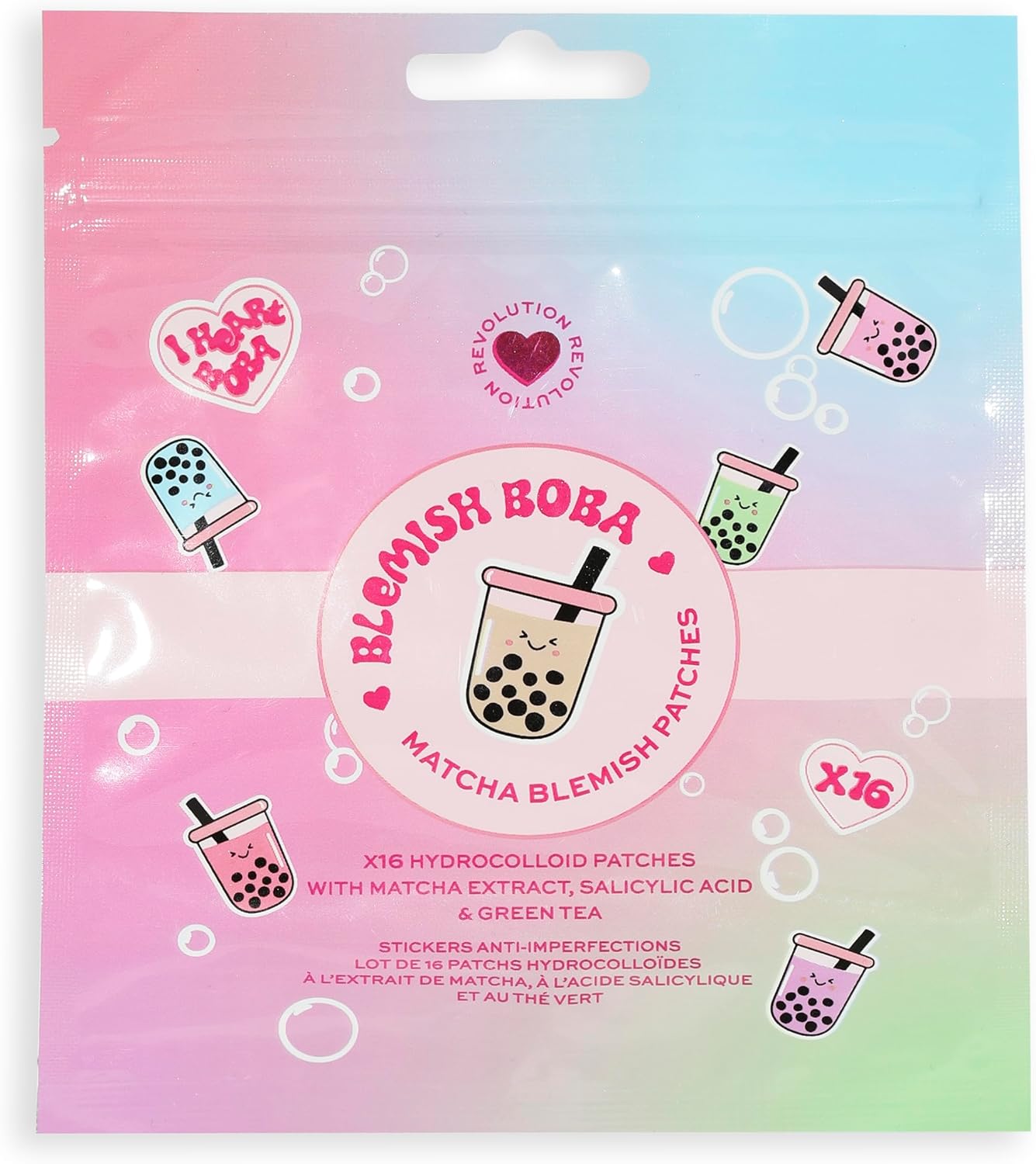Revolution Blemish Boba Matcha Blemish Patches