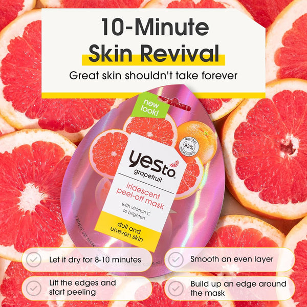 Yes To Grapefruit Iridescent Vitamin C Peel Off Mask 10ml