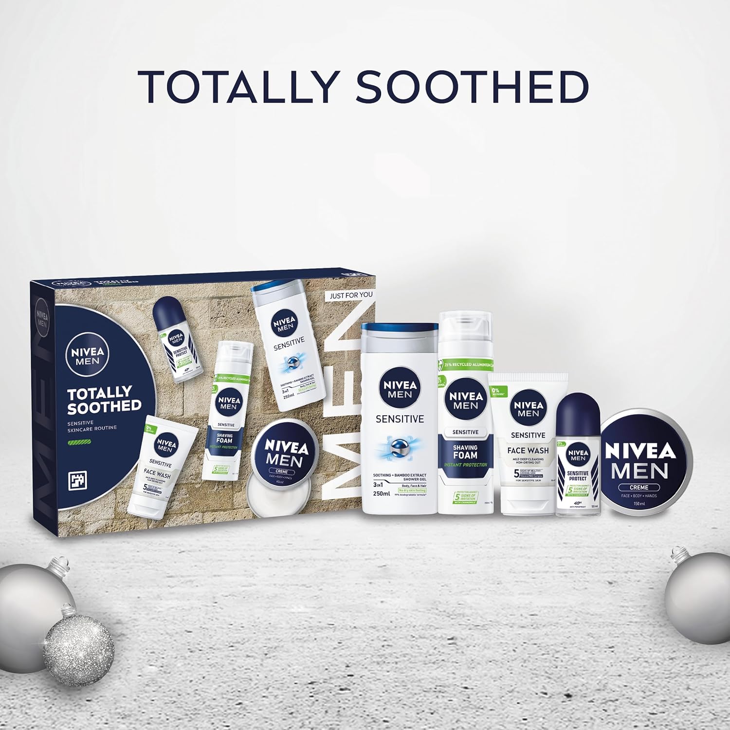 Nivea Men Totally Soothed Sensitive Skincare Gift Set