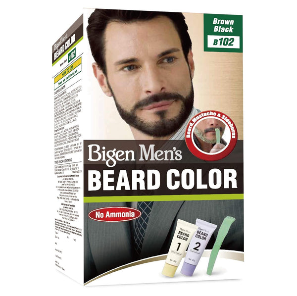 Bigen Mens Beard Colour Brown Black B102 - Afro Hair Boutique