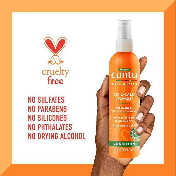 Cantu Shea Butter Coil Calm Detangler Spray 237ml - Afro Hair Boutique
