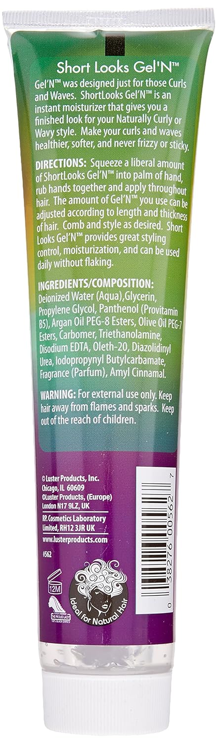 Lusters Products Shortlooks Gel N For Sassy Style 170g - Afro Hair Boutique