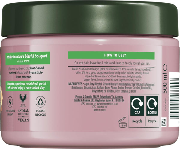 Herbal Essences Petal Soft Rose Scent Hair Mask 300ml / 500ml