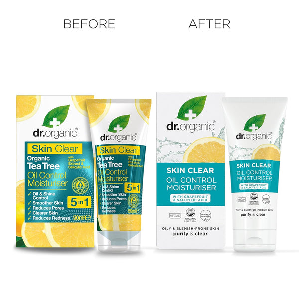 Dr Organic Skin Clear Oil Control Moisturiser 50ml - Afro Hair Boutique