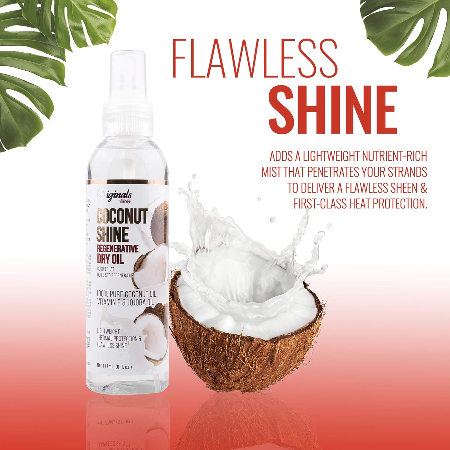 Africas Best Originals Coconut Shine Regenerative Dry Oil 177ml
