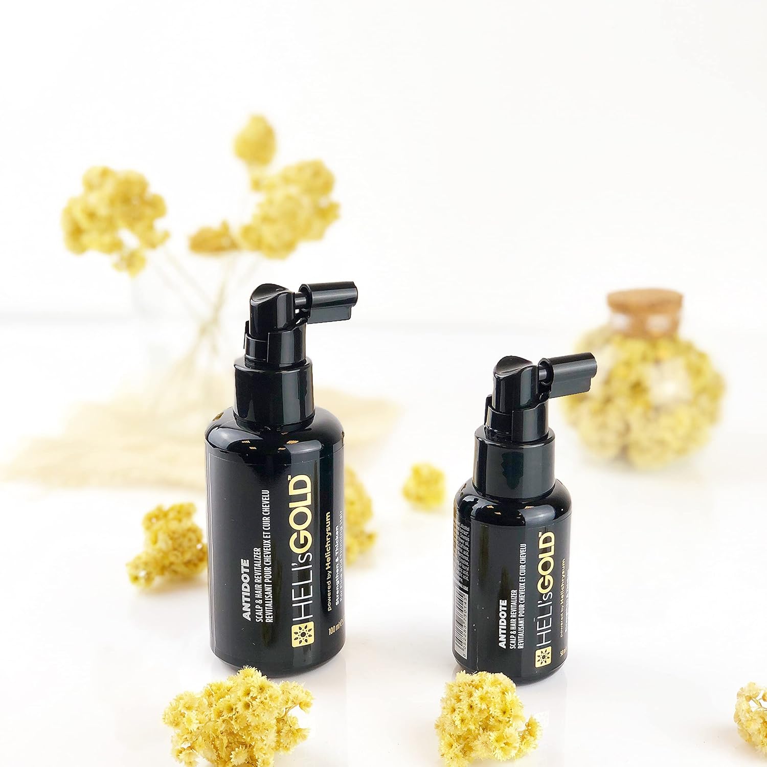 Helis Gold Antidote Scalp And Hair Revitalizer With Helichrysum 50ml / 100ml